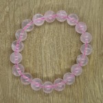 10mm AAA Rose Quartz Gemstone Power Bracelet